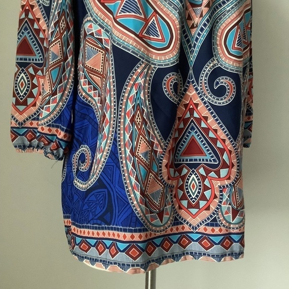 Pink Owl Aztec Blouse M - Picture 15 of 16